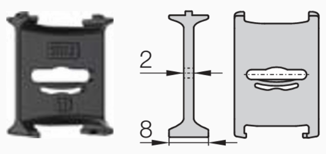 EasyClip mini E17 - Фиксируемые вертикальные перегородки ST15.2